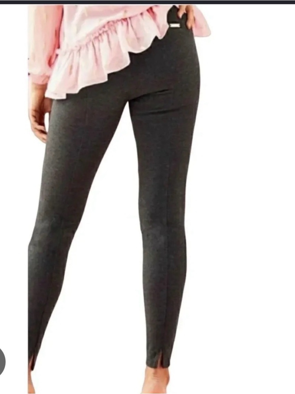 Lilly Pulitzer 27” Nira Legging, style # 001262, Heathered Nighttime Grey, NWT. - Picture 2 of 4